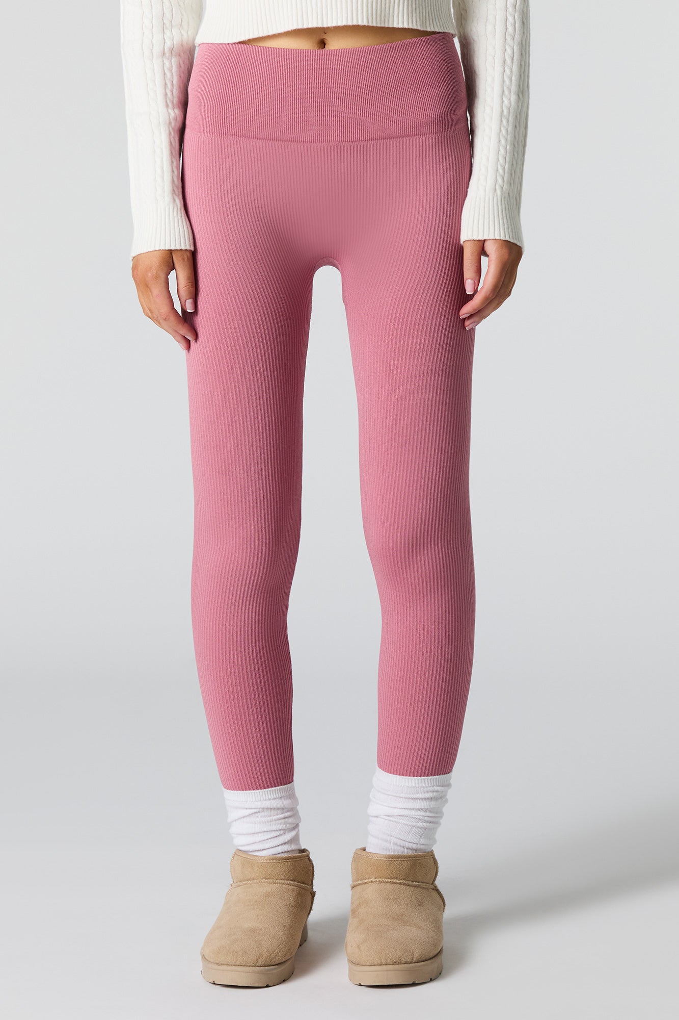 Charlotte russe fleece lined leggings best sale