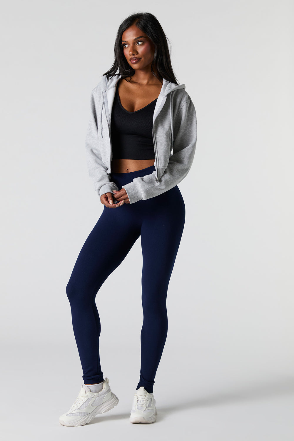 High Rise Seamless Fleece Legging Charlotte Russe