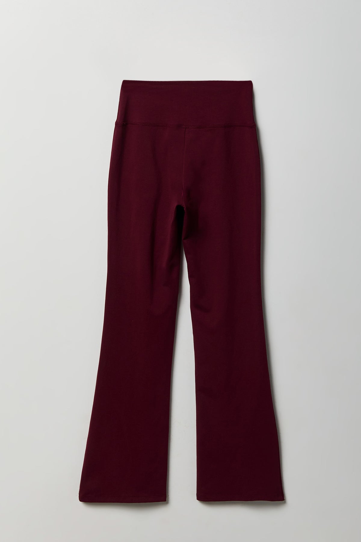 Alt View 2. Flare Legging - Burgundy