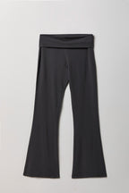 Foldover Waist Flare Legging