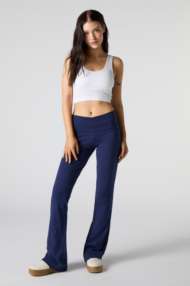 Foldover Flare Pant