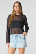 Denim Low Rise Micro Mini Skort