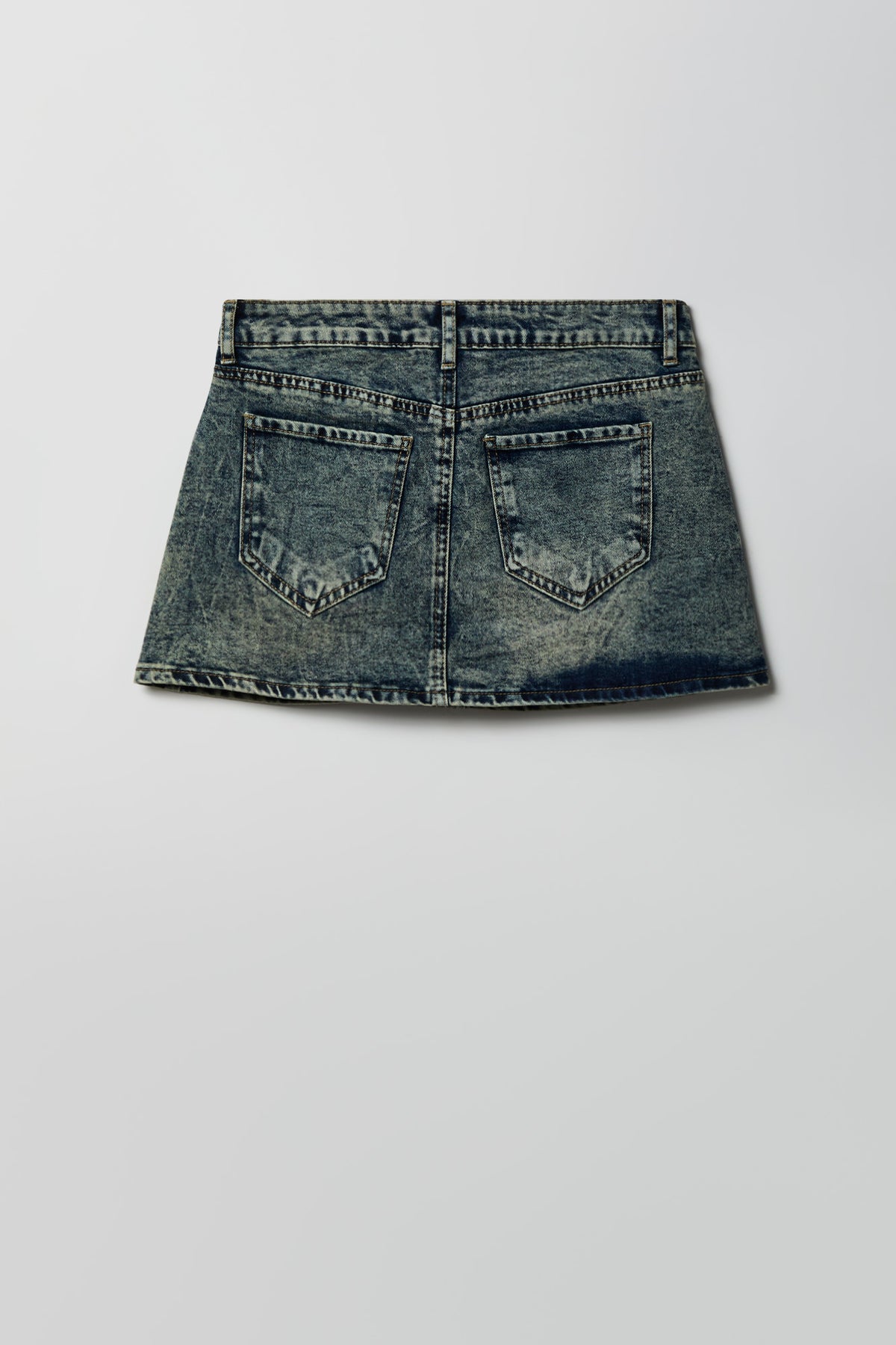 Alt View 5. Denim Mini Skort - Midnight Blue