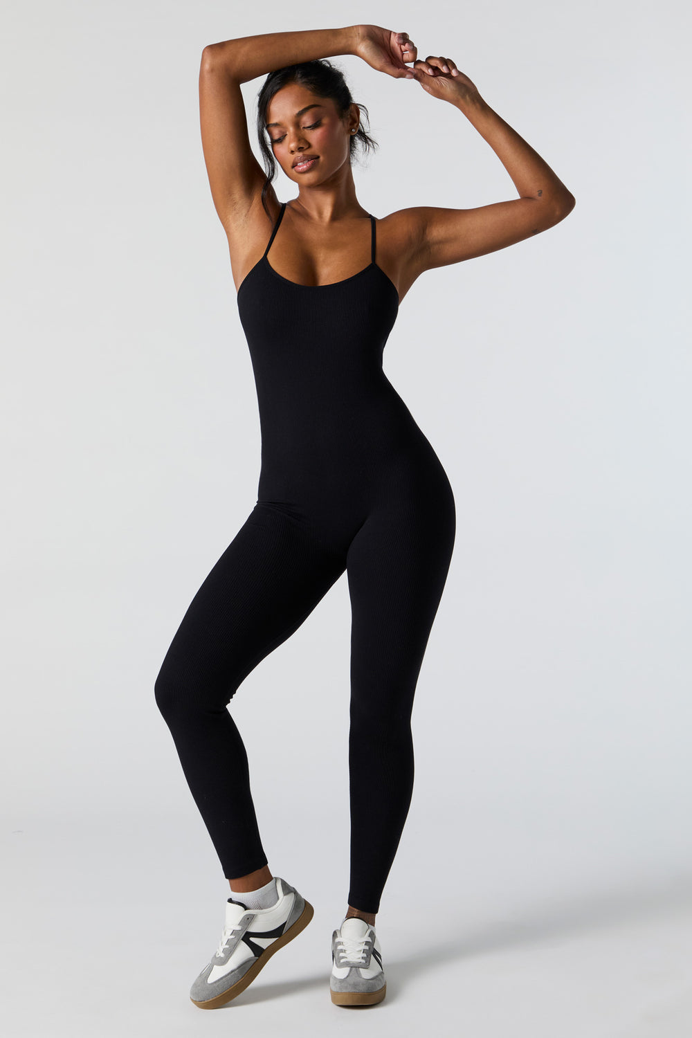 Seamless Ribbed Cami Jumpsuit Seamless Ribbed Cami Jumpsuit 5