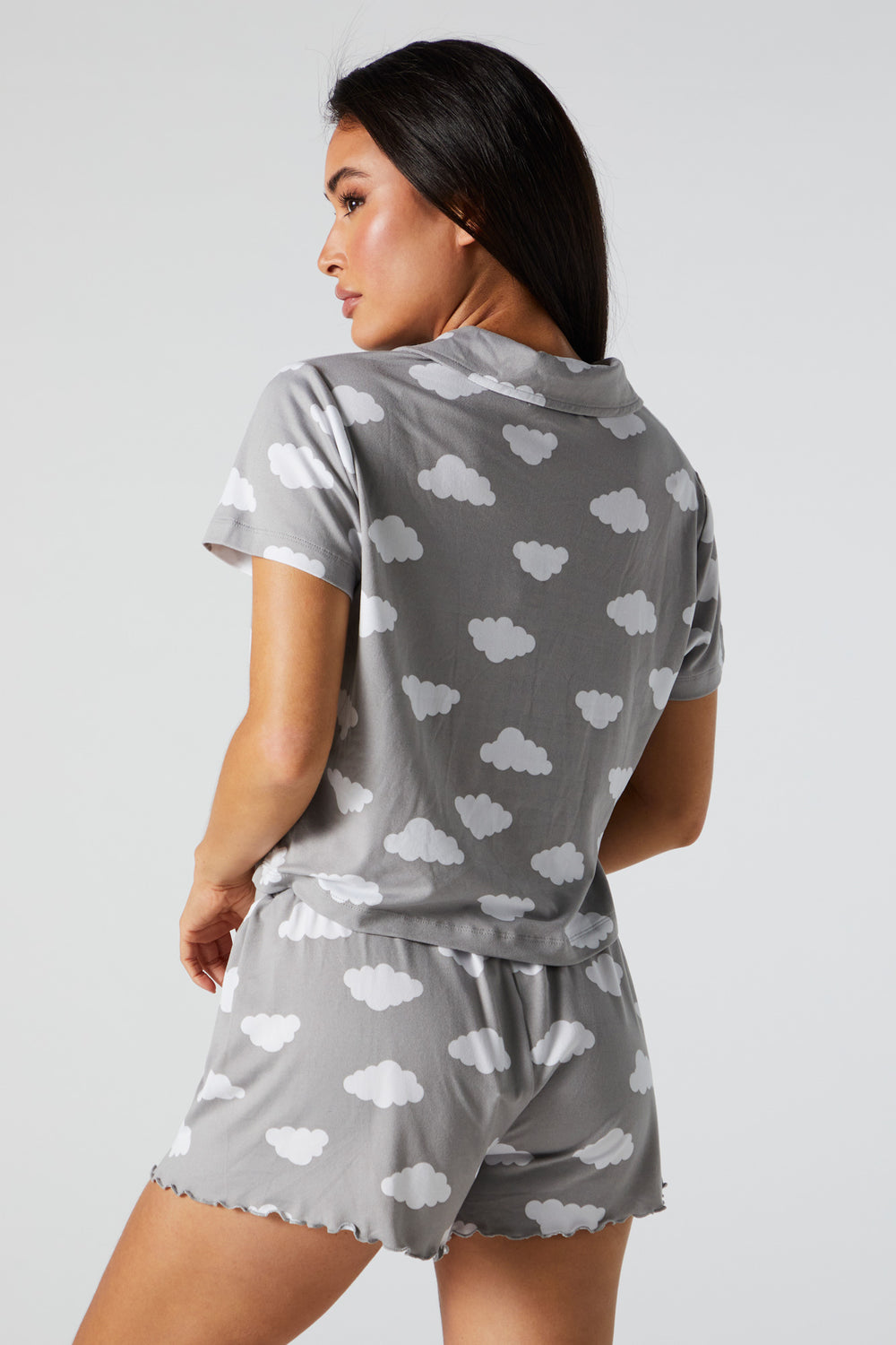 Cloud Print 2 Piece Pajama Set Cloud Print 2 Piece Pajama Set 2