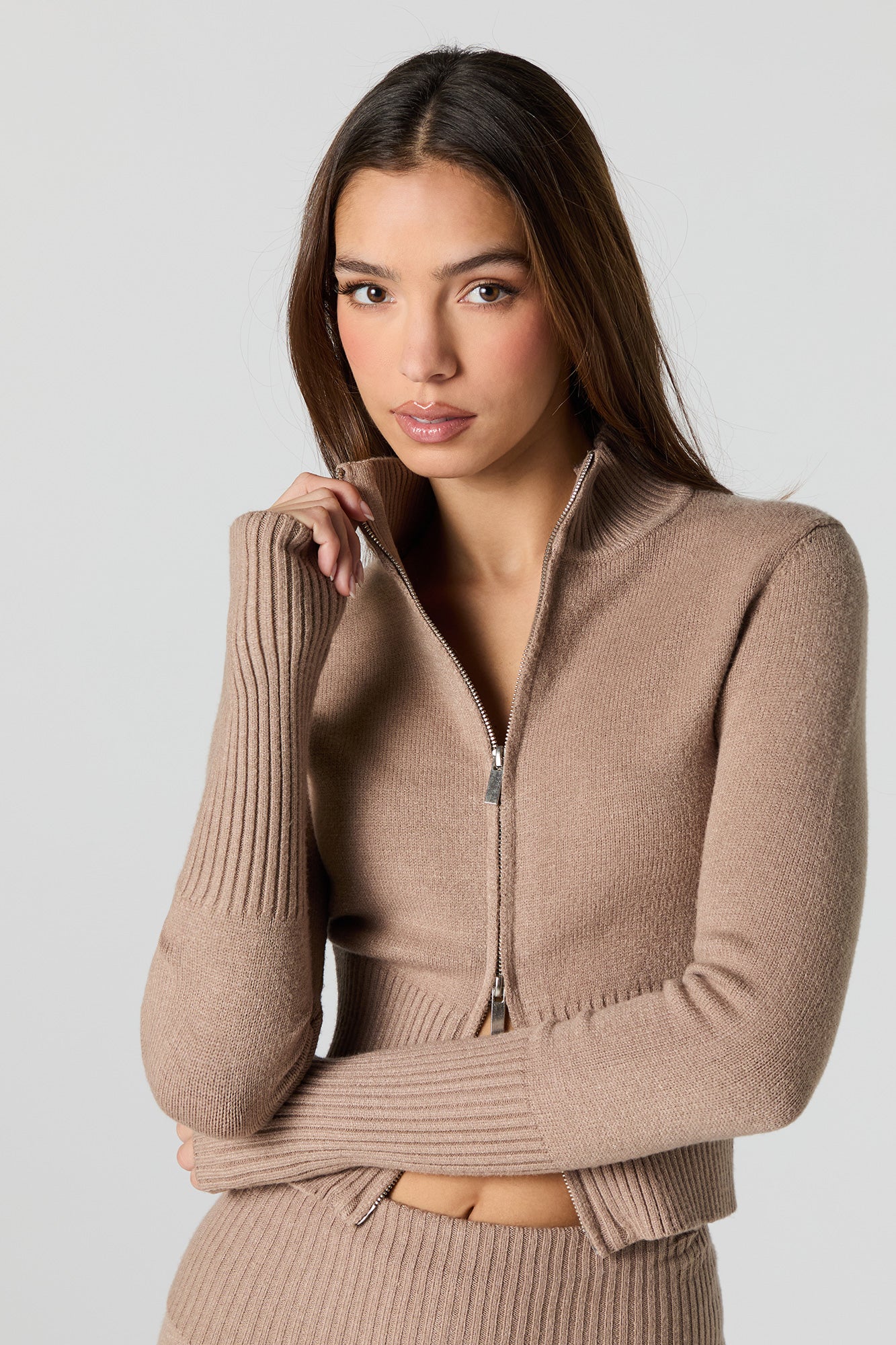 Design Loose Pullover Short Sheer Knit Top – Belchic