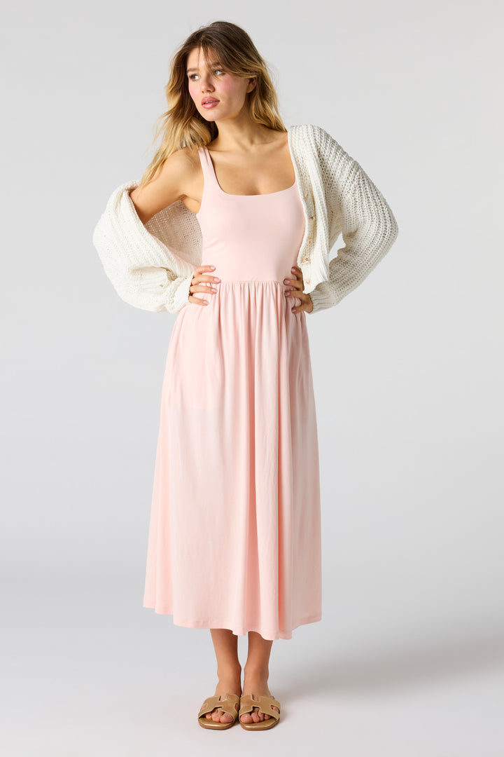 Tank Midi Dress with Pockets
