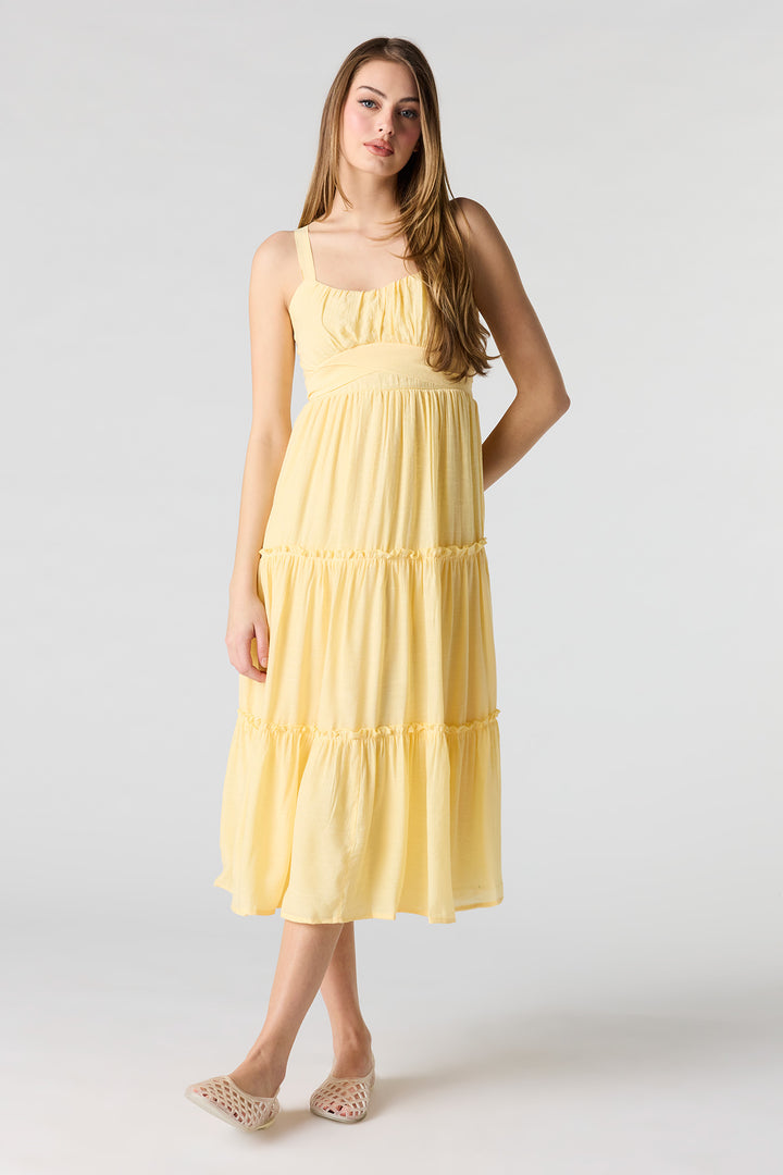 halter midi cocktail dress Aveline Draped Halter Midi Dress - Dark Chocolate