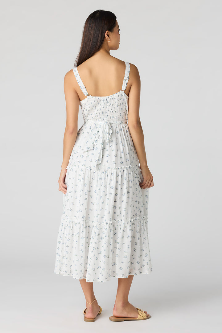 charlotte russe midi dresses Tie Waist Tiered Midi Dress – Charlotte Russe