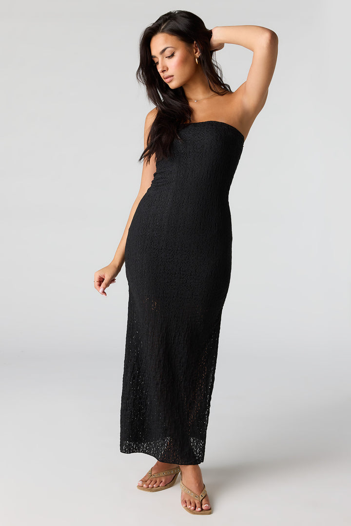 Lace Maxi Tube Dress – Charlotte Russe