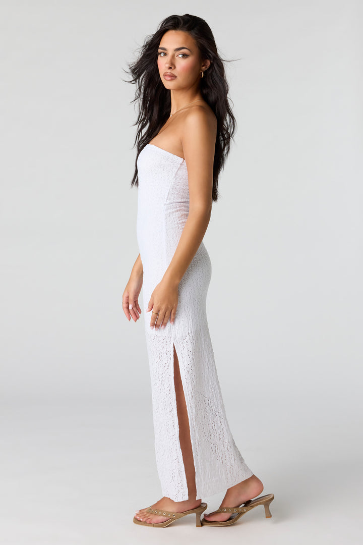 Lace Maxi Tube Dress – Charlotte Russe