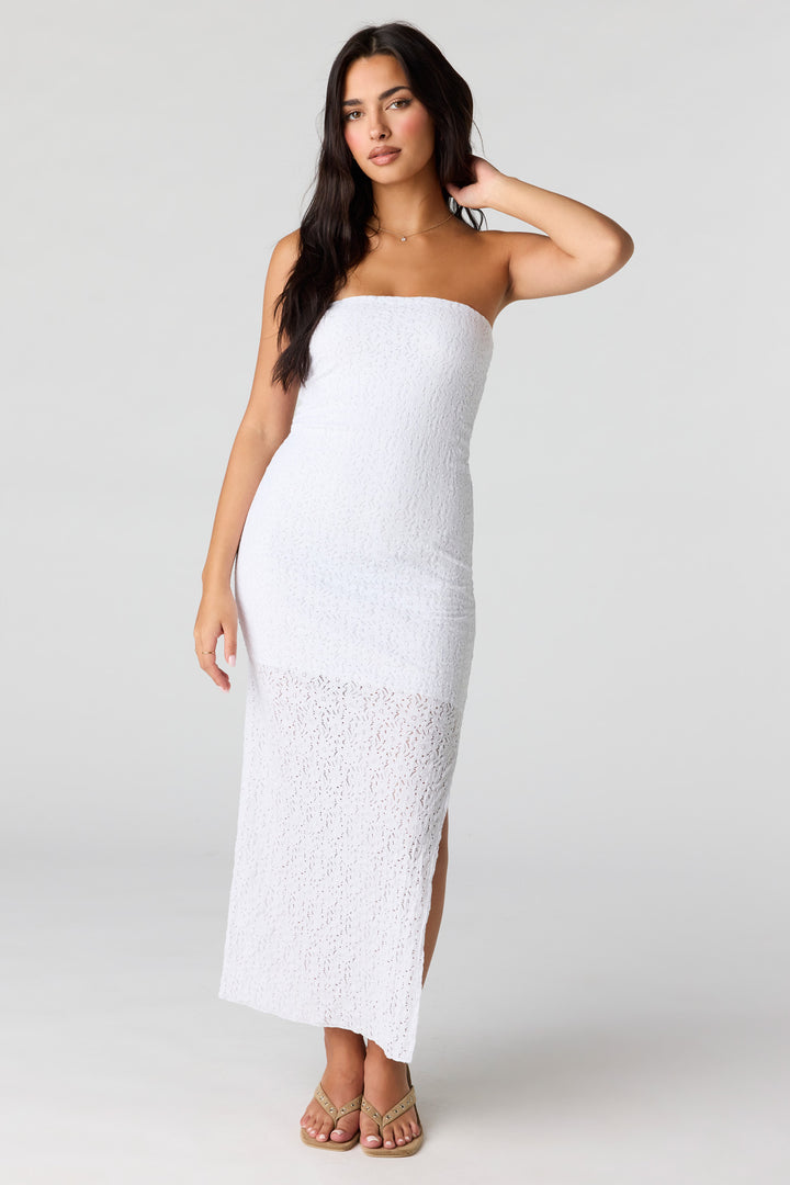 Lace Maxi Tube Dress Lace Maxi Tube Dress