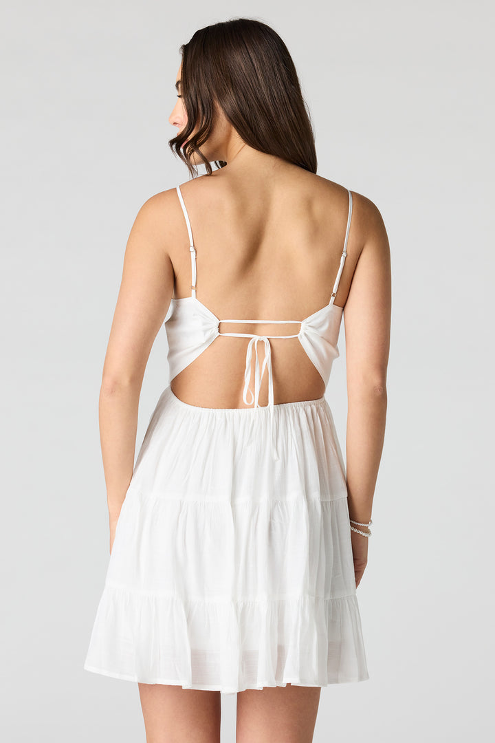 knee length dresses for ladies V-Neck Braless Mini Dress – Klassy Network