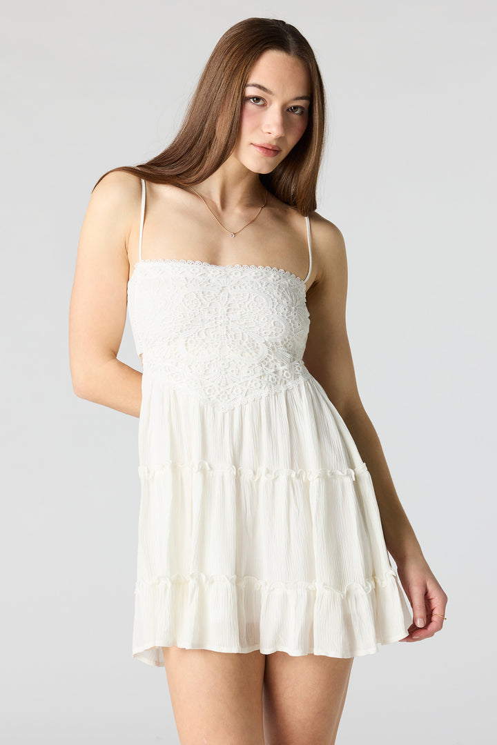 Lace Tiered Mini Dress Charlotte Russe Lace Tiered Mini Dress Charlotte Russe