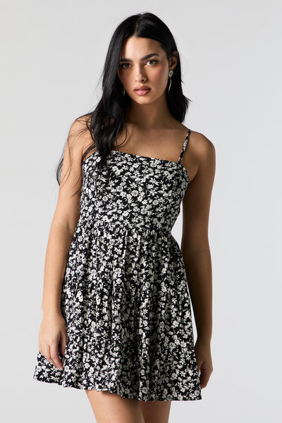 Charlotte russe store black floral dress