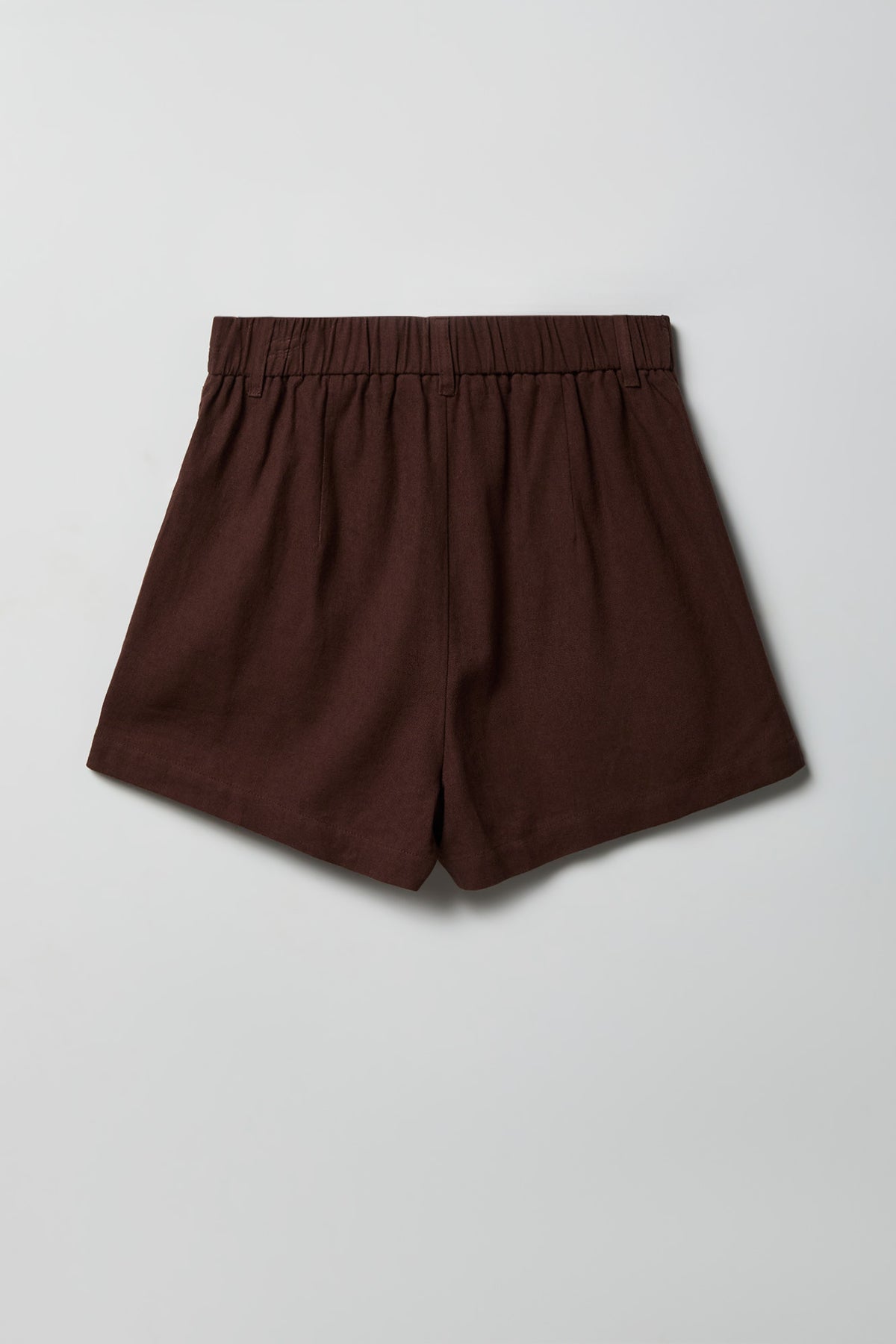 Alt View 6. Linen-Blend Tailored Short - Brown