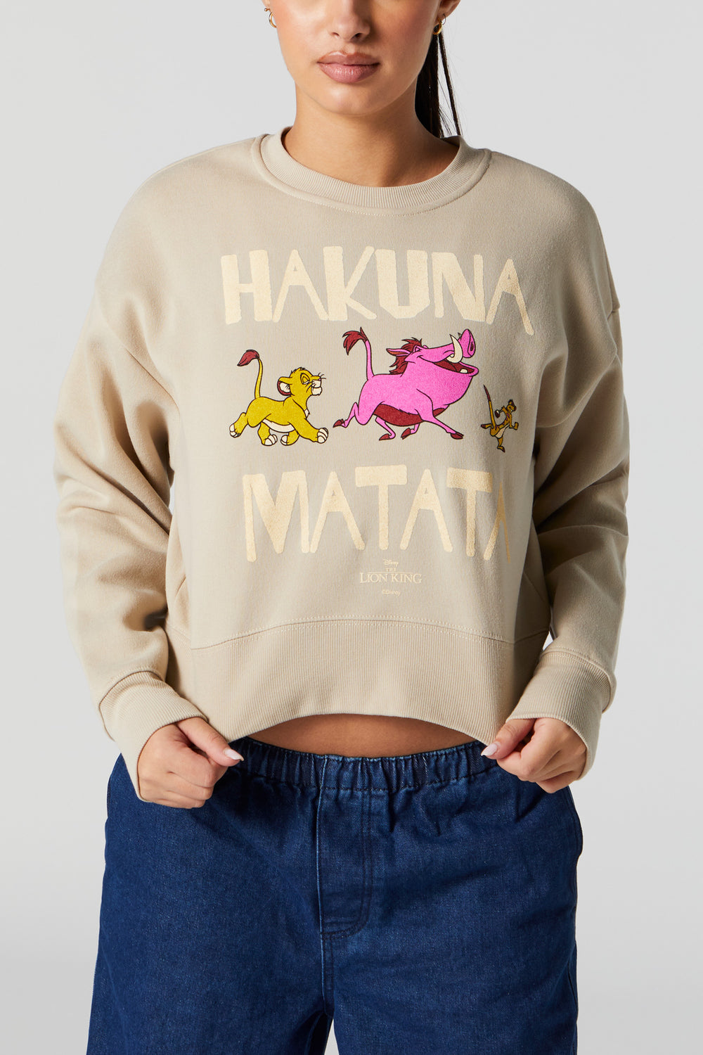 Hakuna Matata Graphic Fleece Sweatshirt Hakuna Matata Graphic Fleece Sweatshirt 2