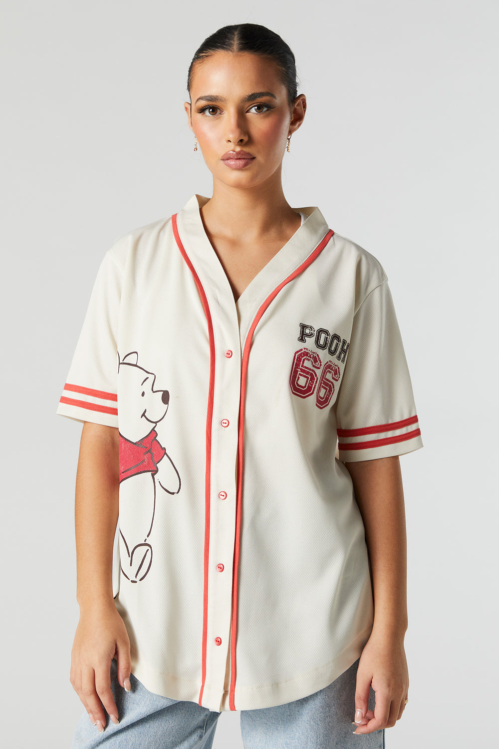 Pooh and Piglet Graphic Baseball Jersey Pooh and Piglet Graphic Baseball Jersey 2