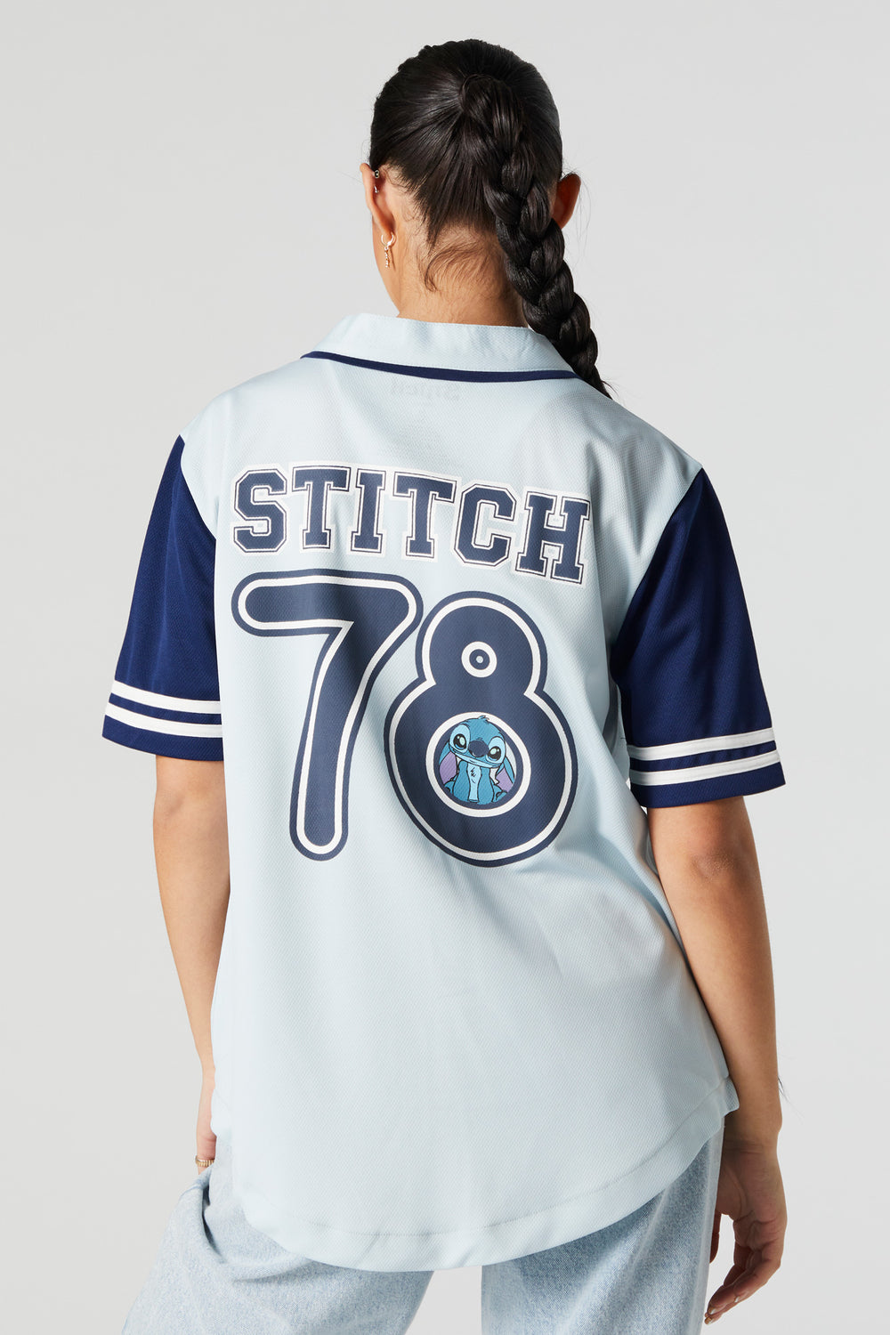 Stitch Graphic Baseball Jersey Stitch Graphic Baseball Jersey 4