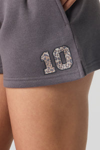 Graphic Fleece Short