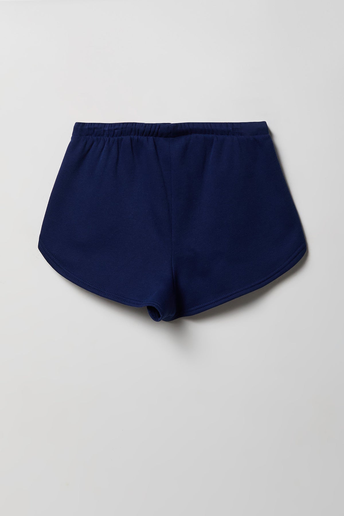 Alt View 4. Graphic Fleece Dolphin Short - Dark Blue