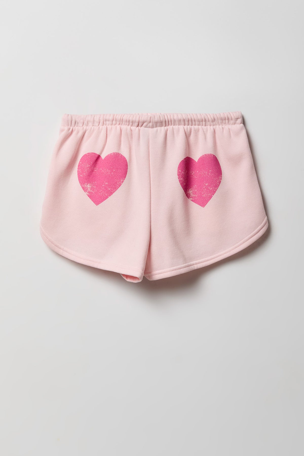 Alt View 4. Graphic Fleece Dolphin Short - Light Pink