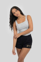 Graphic Fleece Short