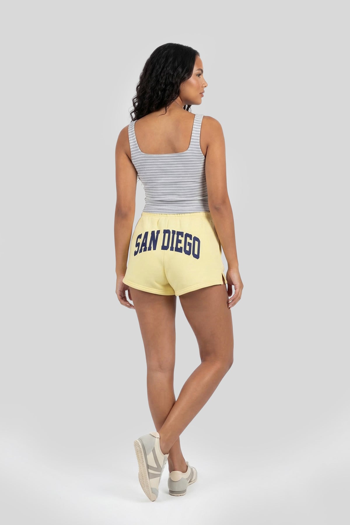 Graphic Fleece Short - Yellow