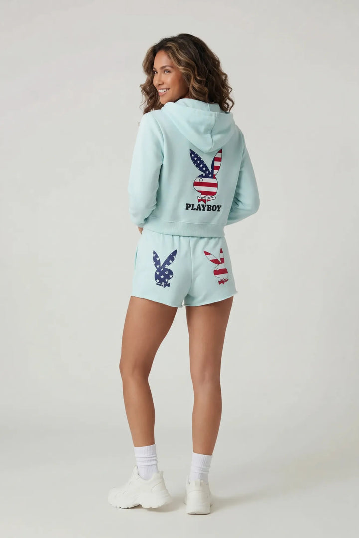 Playboy Graphic Fleece Shortie