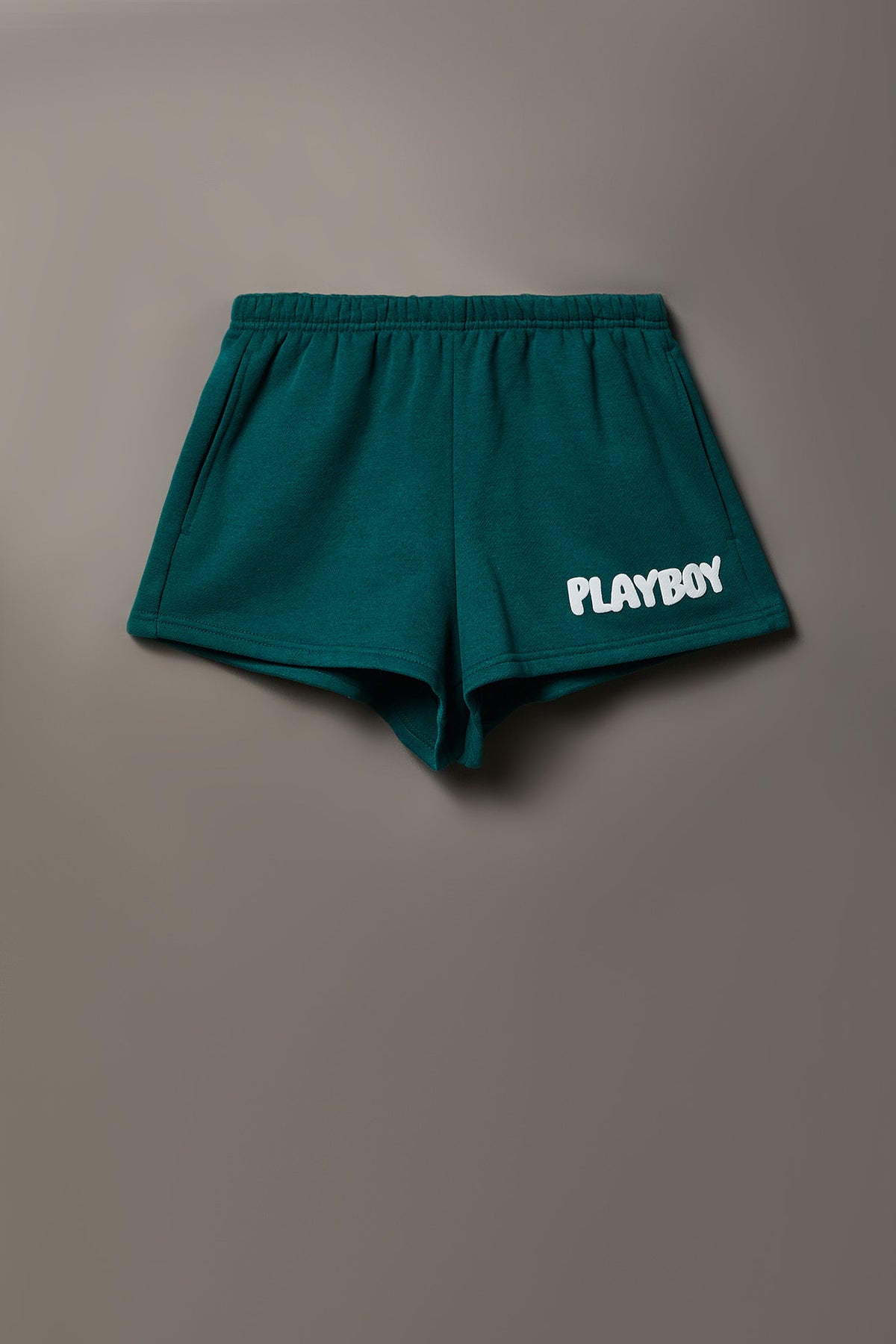 Alt View 5. Playboy Graphic Fleece Short 2" - Green