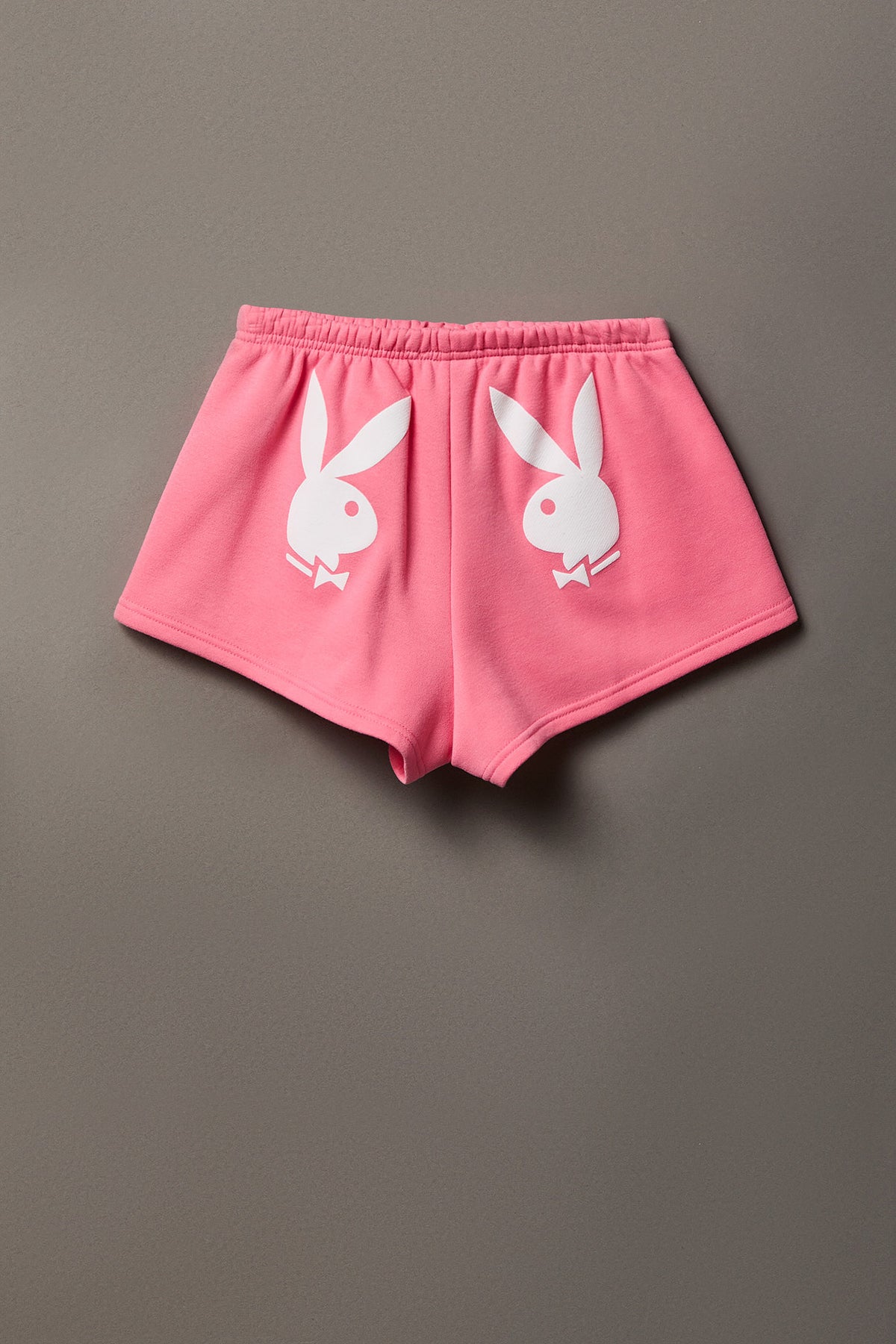 Alt View 4. Playboy Graphic Fleece Short 2" - Pink