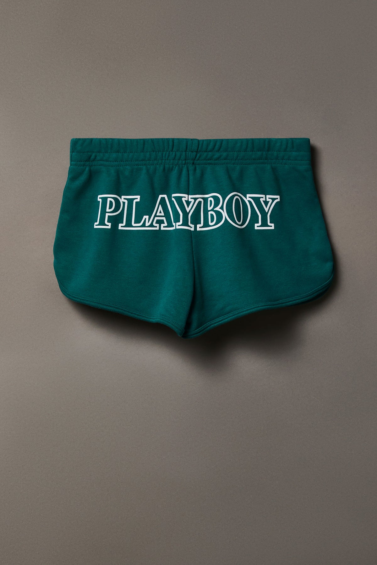 Alt View 4. Playboy Graphic Fleece Dolphin Short 2.5" - Green