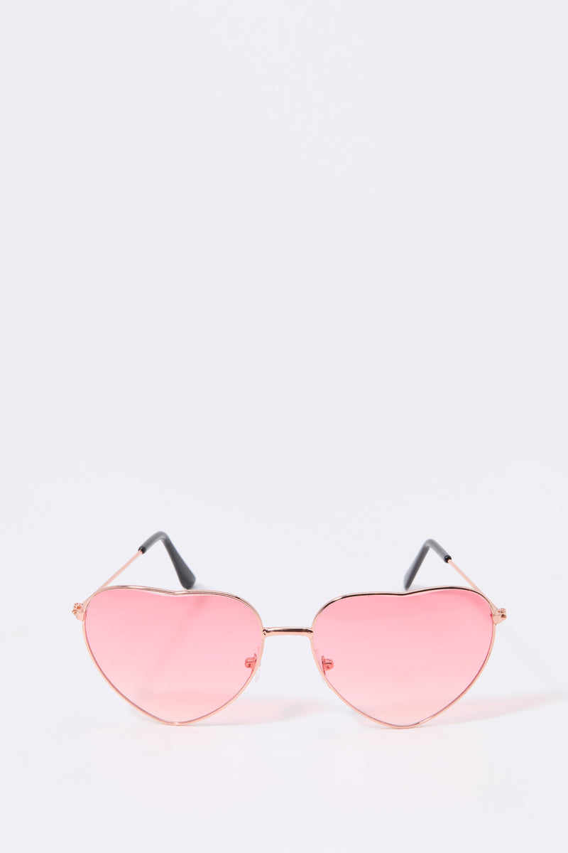 Rimless Heart Sunglasses