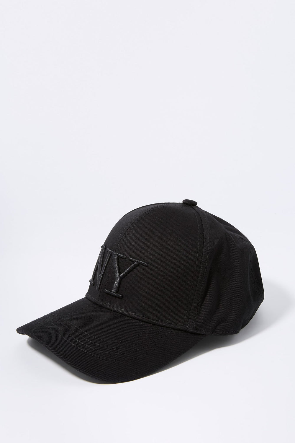 Black NY Embroidered Baseball Hat Black NY Embroidered Baseball Hat 2