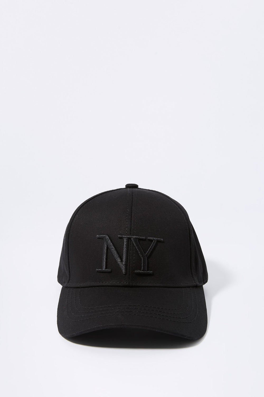 Black NY Embroidered Baseball Hat Black NY Embroidered Baseball Hat 1