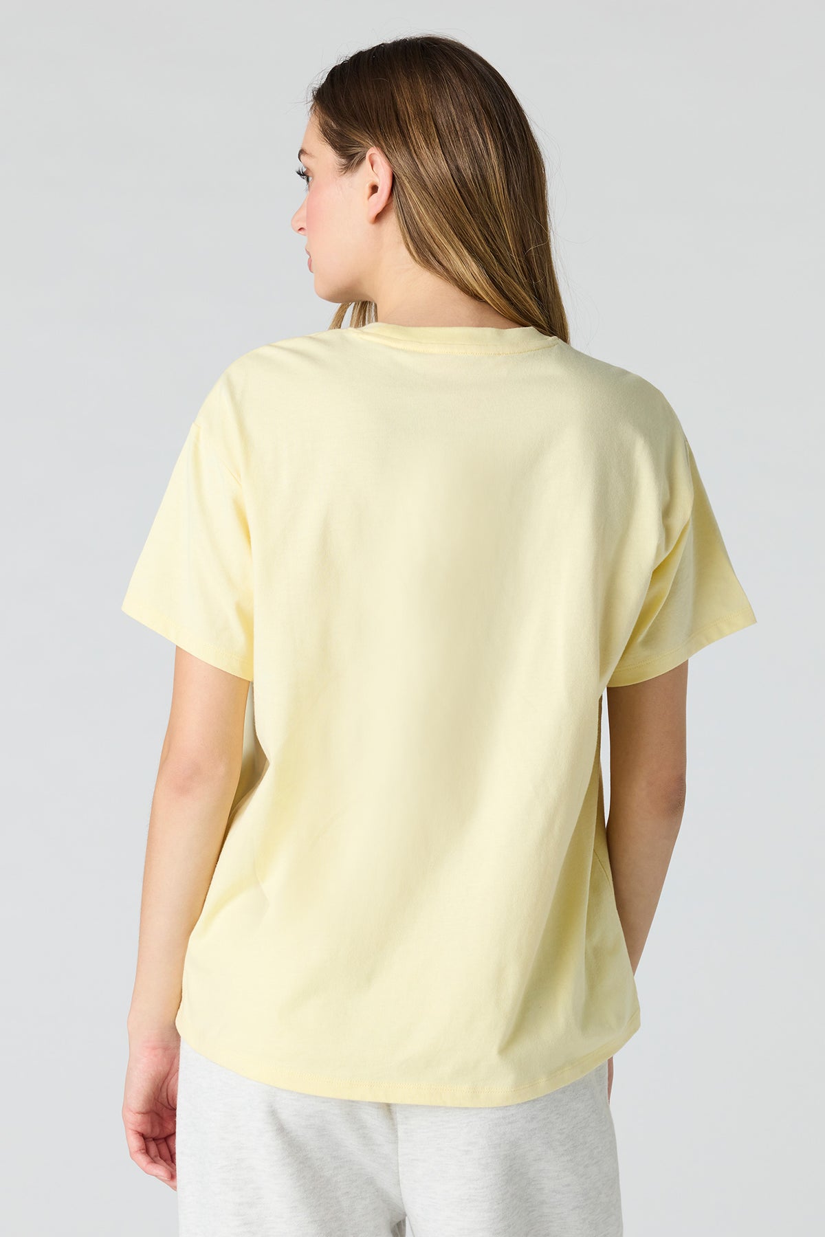 Alt View 2. Coca-Cola Graphic Boyfriend T-Shirt - Yellow