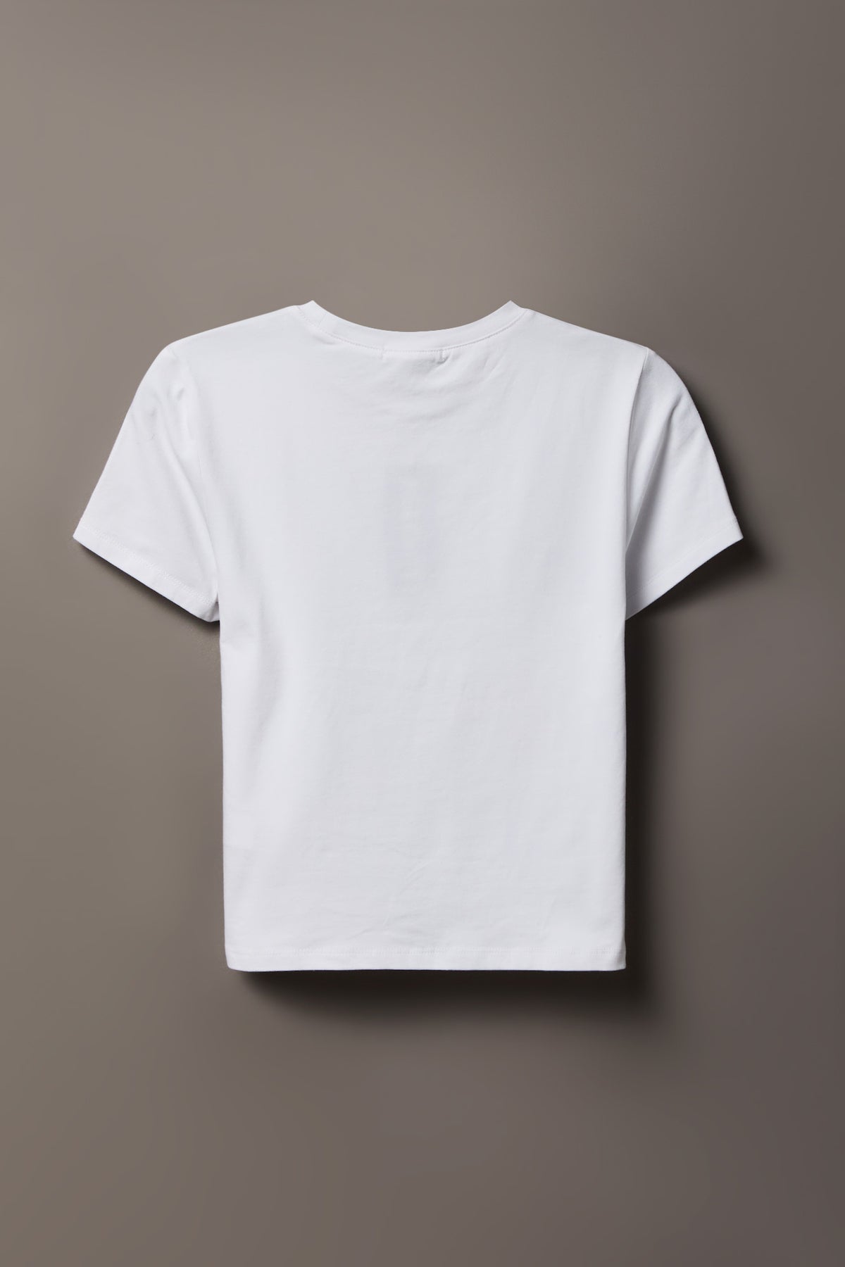 Alt View 5. Soft Contour Playboy Rhinestone T-Shirt - White
