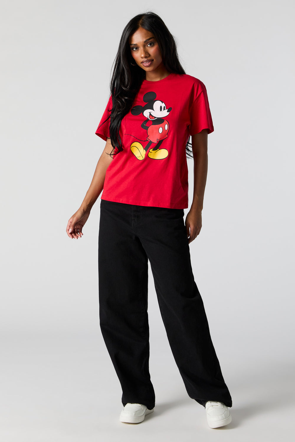 Mickey Mouse Graphic Boyfriend T-Shirt Mickey Mouse Graphic Boyfriend T-Shirt 3
