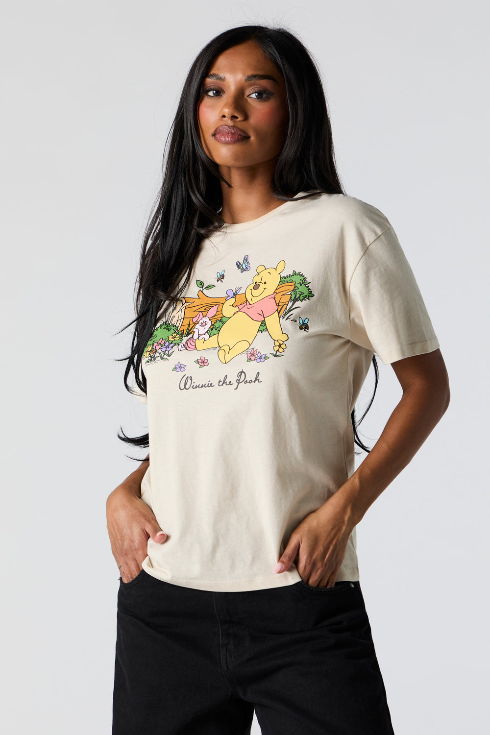 Winnie the Pooh Graphic Boyfriend T-Shirt Winnie the Pooh Graphic Boyfriend T-Shirt 2