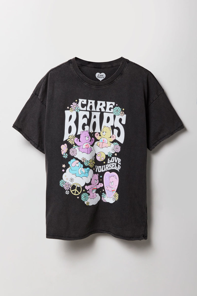 Care Bears Graphic Washed Boyfriend T-Shirt