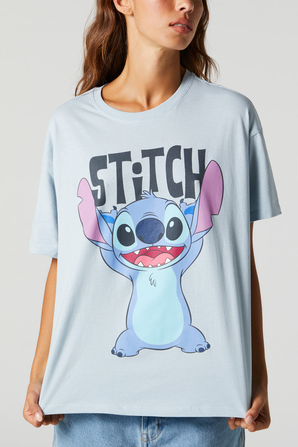 Stitch Graphic Boyfriend T-shirt Stitch Graphic Boyfriend T-shirt 1