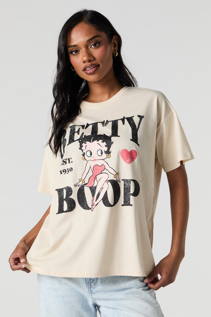 Betty Boop Graphic Boyfriend T-Shirt