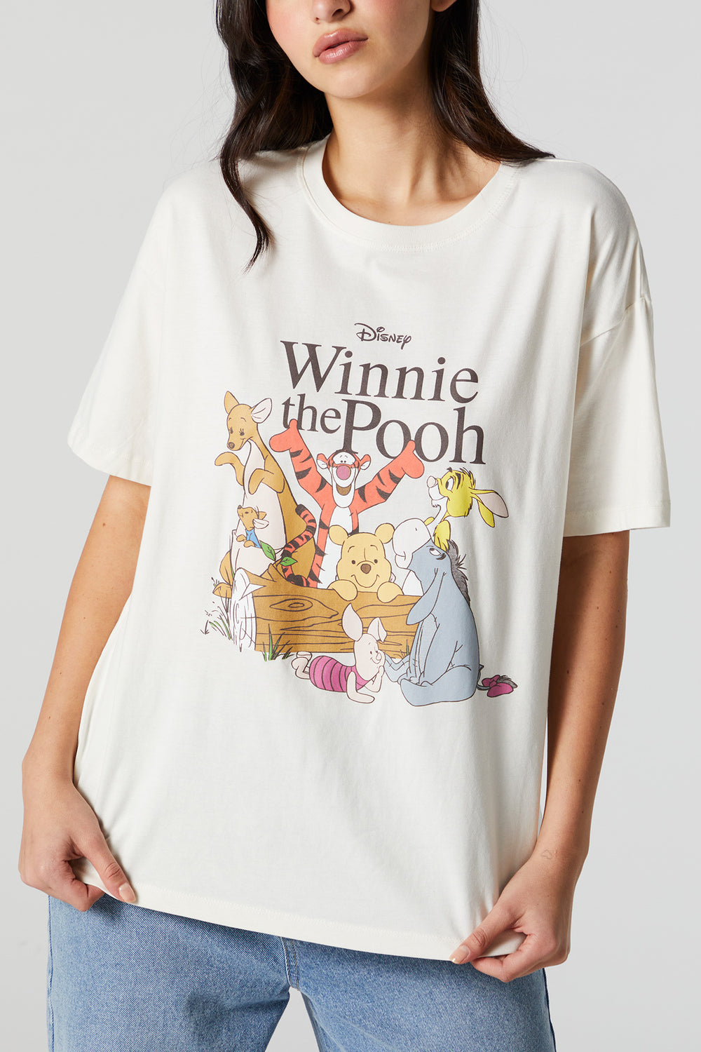 Winnie the Pooh Graphic Boyfriend T-Shirt Winnie the Pooh Graphic Boyfriend T-Shirt 2