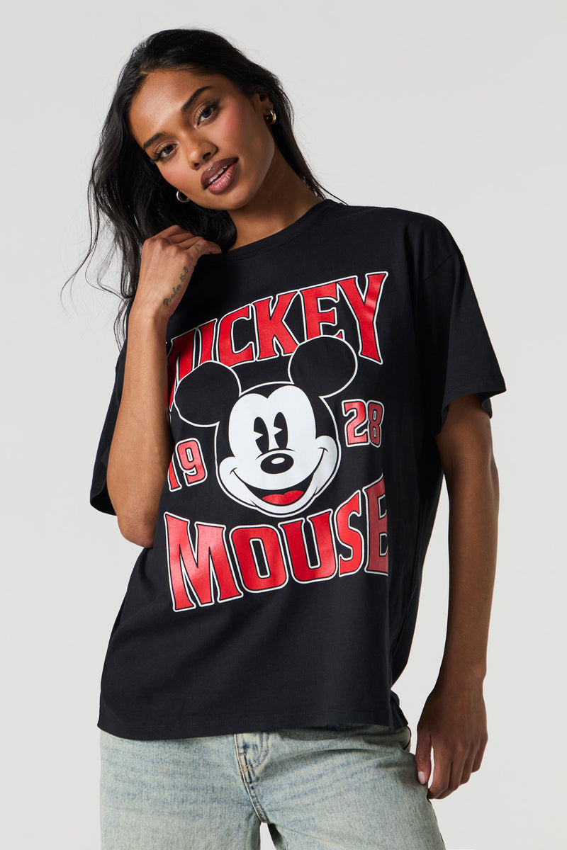 Mickey Mouse Graphic Boyfriend T-Shirt