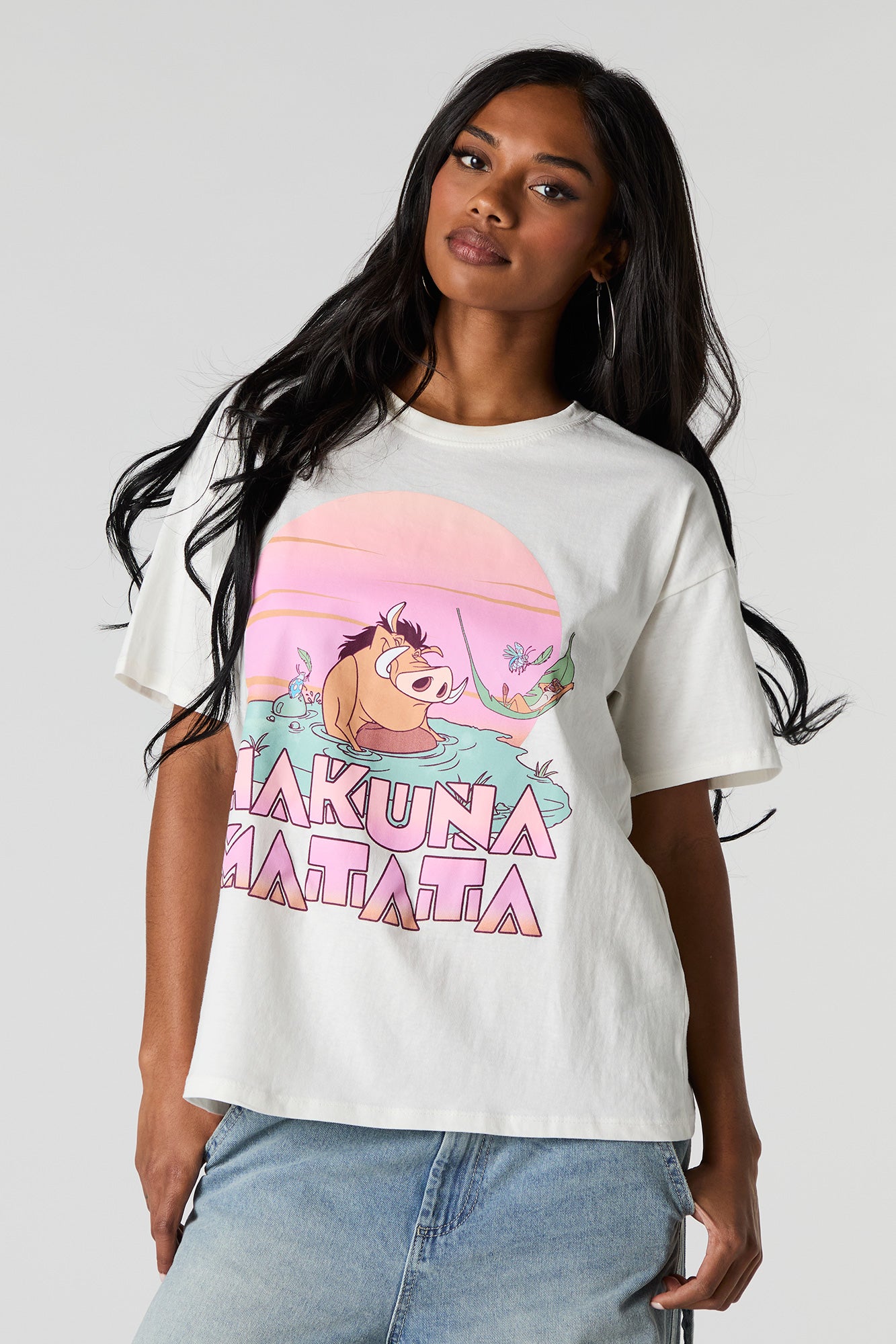 Hakuna Matata Graphic Boyfriend T-Shirt