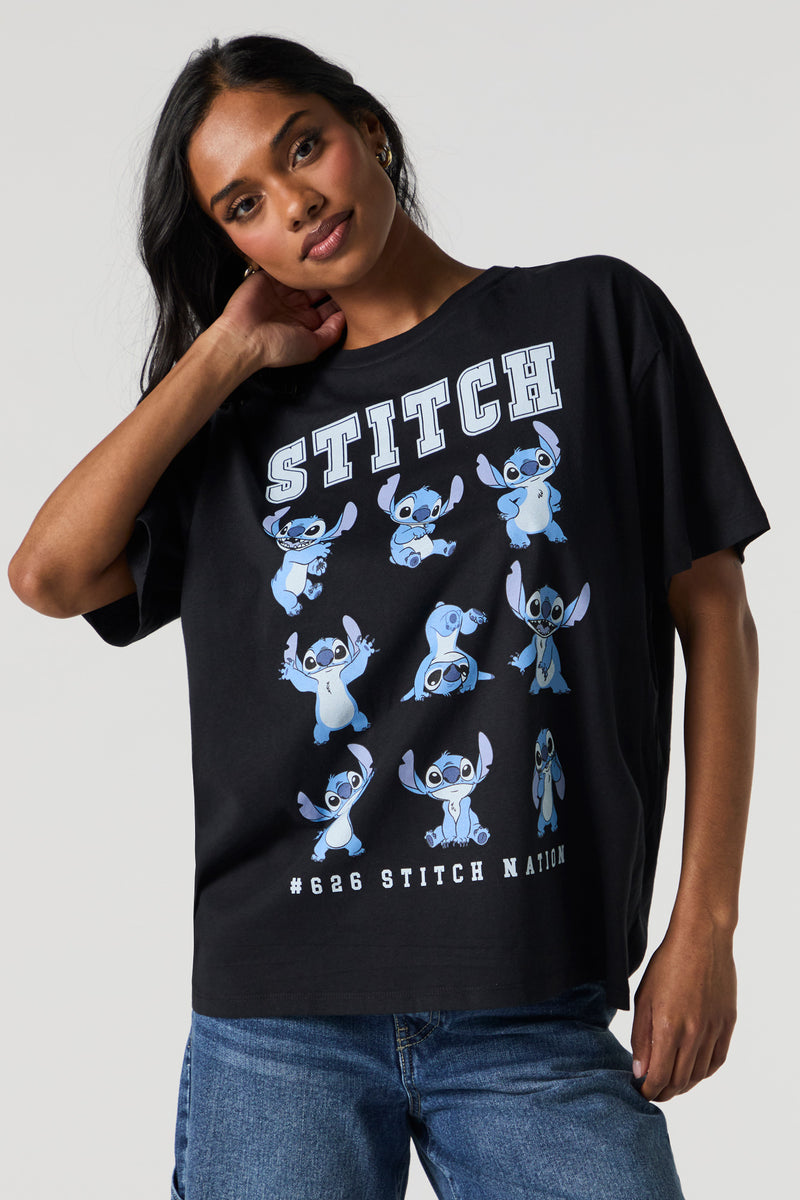 Stitch Nation Graphic Boyfriend T-Shirt