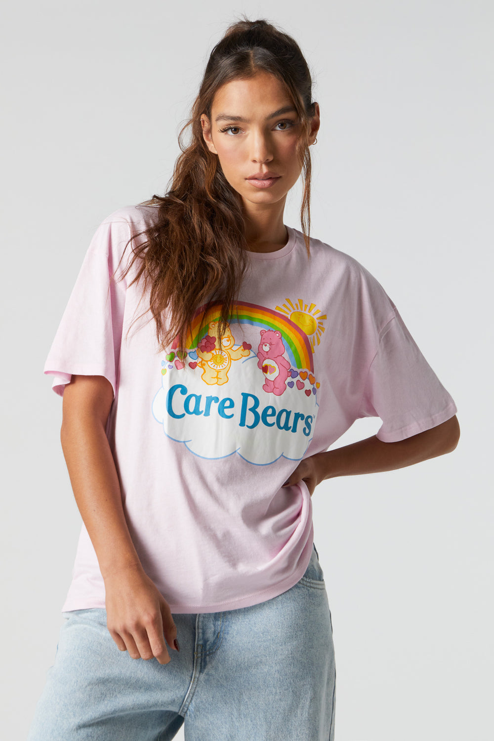 Care Bears Graphic Boyfriend T-Shirt Care Bears Graphic Boyfriend T-Shirt 1