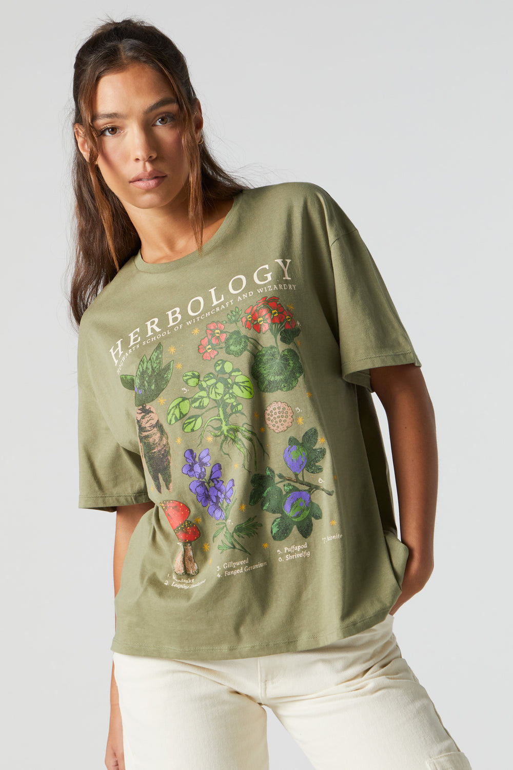 Herbology Graphic Boyfriend T-Shirt Herbology Graphic Boyfriend T-Shirt 1