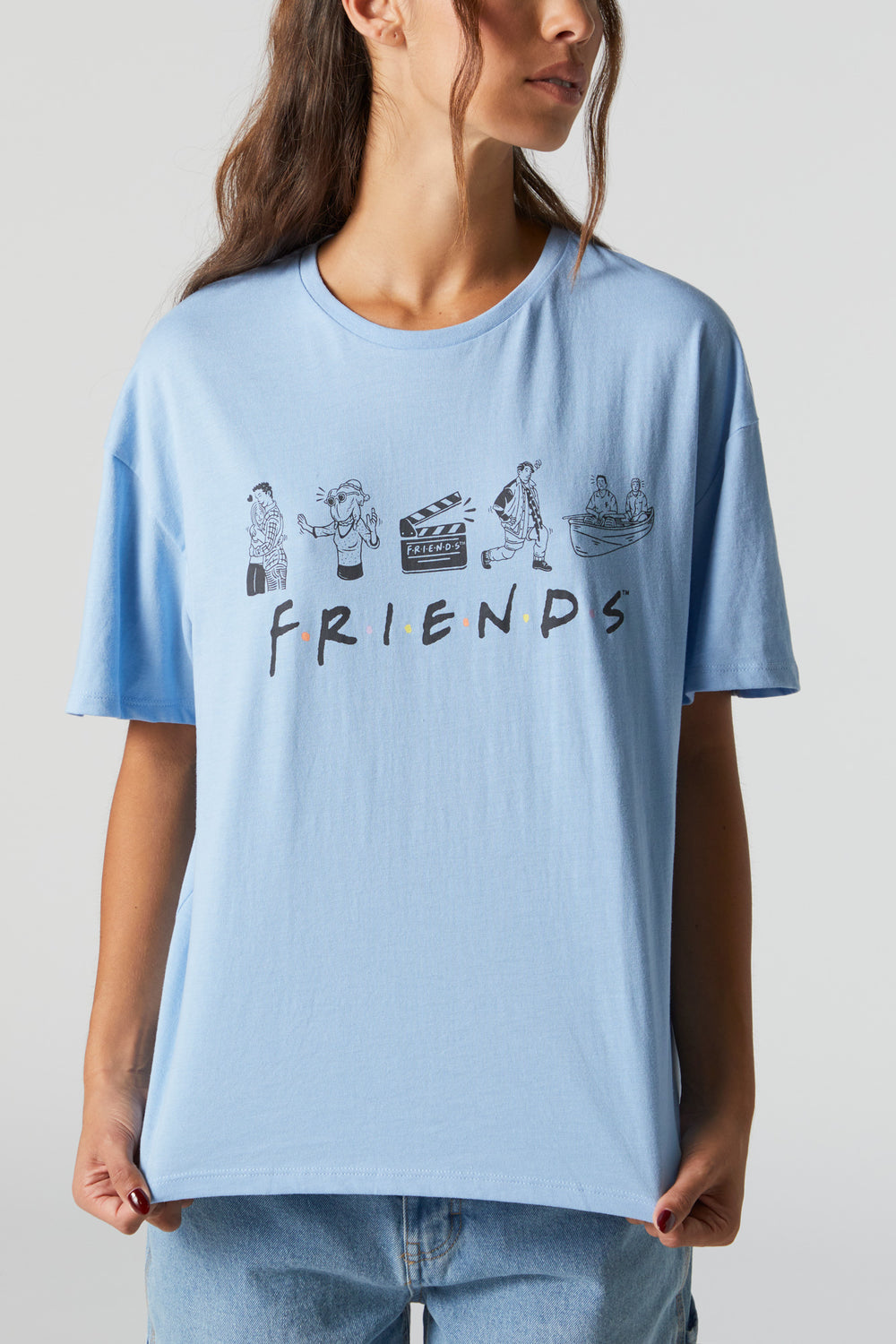 Friends Graphic Boyfriend T-Shirt Friends Graphic Boyfriend T-Shirt 2