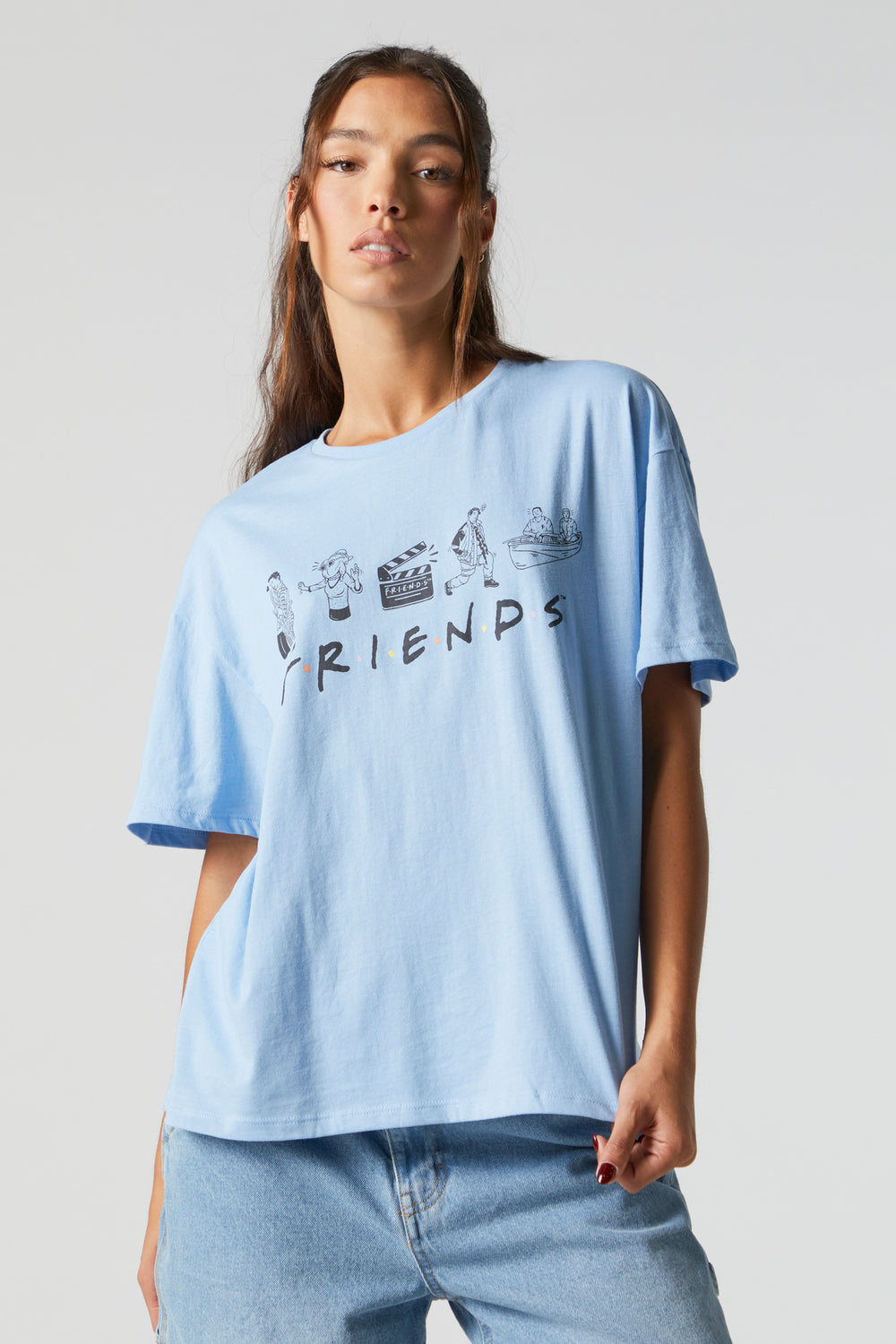 Friends Graphic Boyfriend T-Shirt Friends Graphic Boyfriend T-Shirt 1